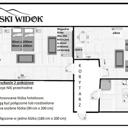 Gorski Widok Karpacz Apartamenty I Pokoje- Salon Kominkowy * Karpacz
