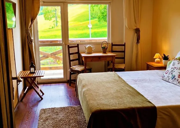 Séjour chez l'habitant Gorski Widok I Pokoje- Salon Kominkowy