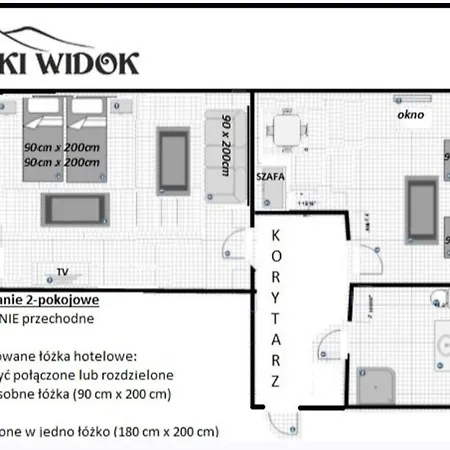 Gorski Widok I Pokoje- Salon Kominkowy Rum i privatbostad Karpacz