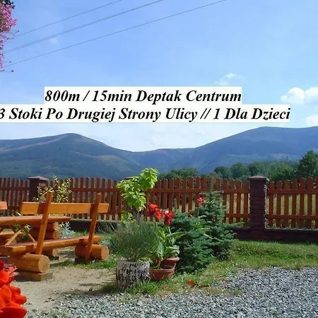 Rum i privatbostad Gorski Widok I Pokoje- Salon Kominkowy