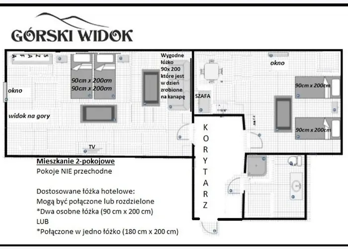 Gorski Widok Karpacz Apartamenty I Pokoje- Salon Kominkowy * Karpacz